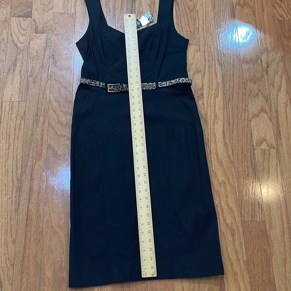 Star by Julia Macdonald NWT Dress Black Size 14 with leopard belt - Picture 12 of 16